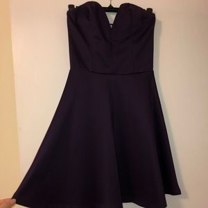 Dark purple dress